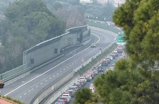 A14, incidente a Grottammare nella Galleria Montesecco: intervento in corso dei Vigili del Fuoco